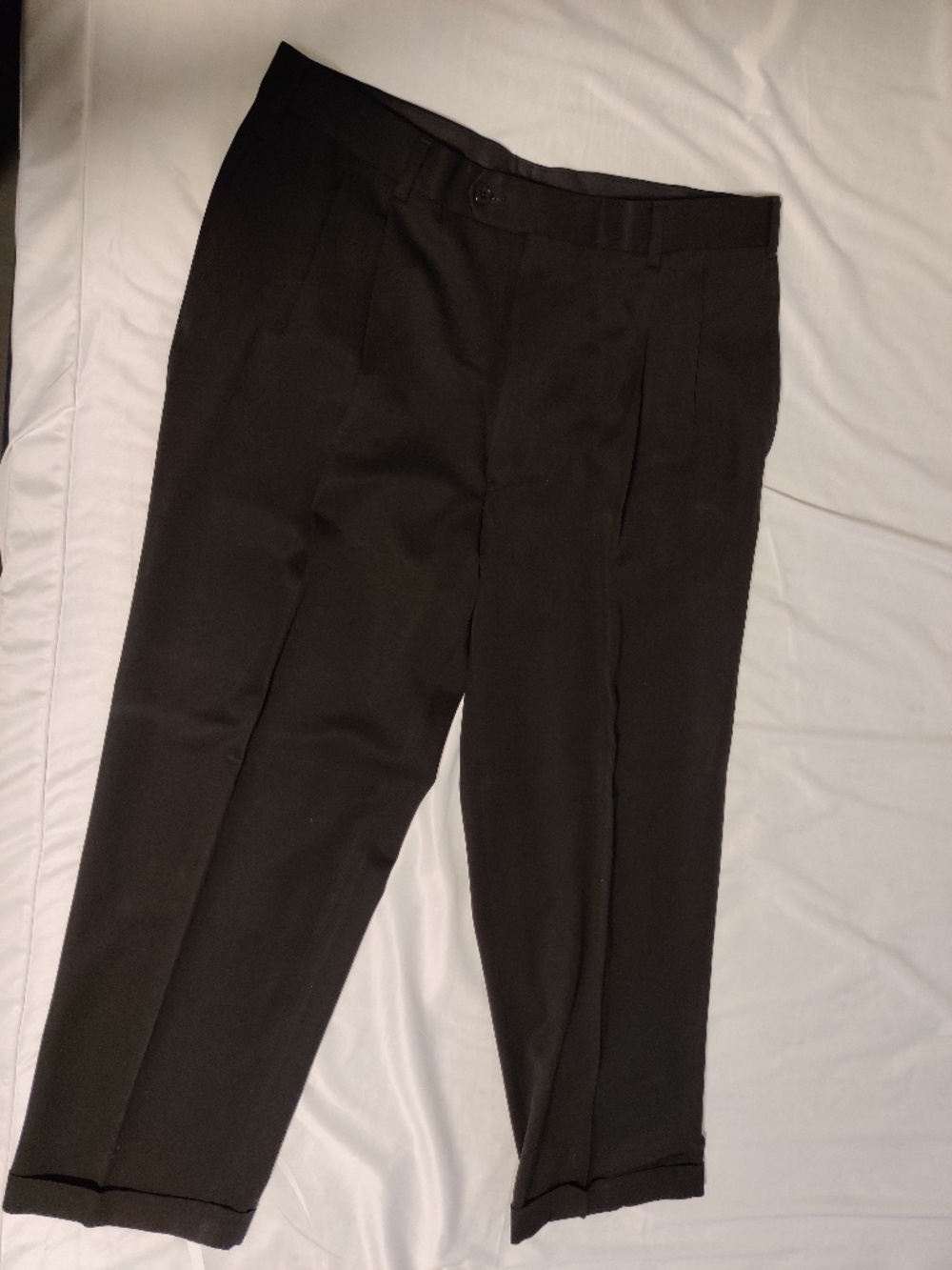 Brooks Brothers W38/L32 Black 100% Wool Pants